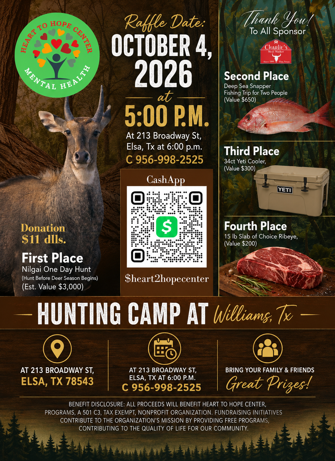 Hunt & Fishing Expedition 2026 — Heart to Hope Center